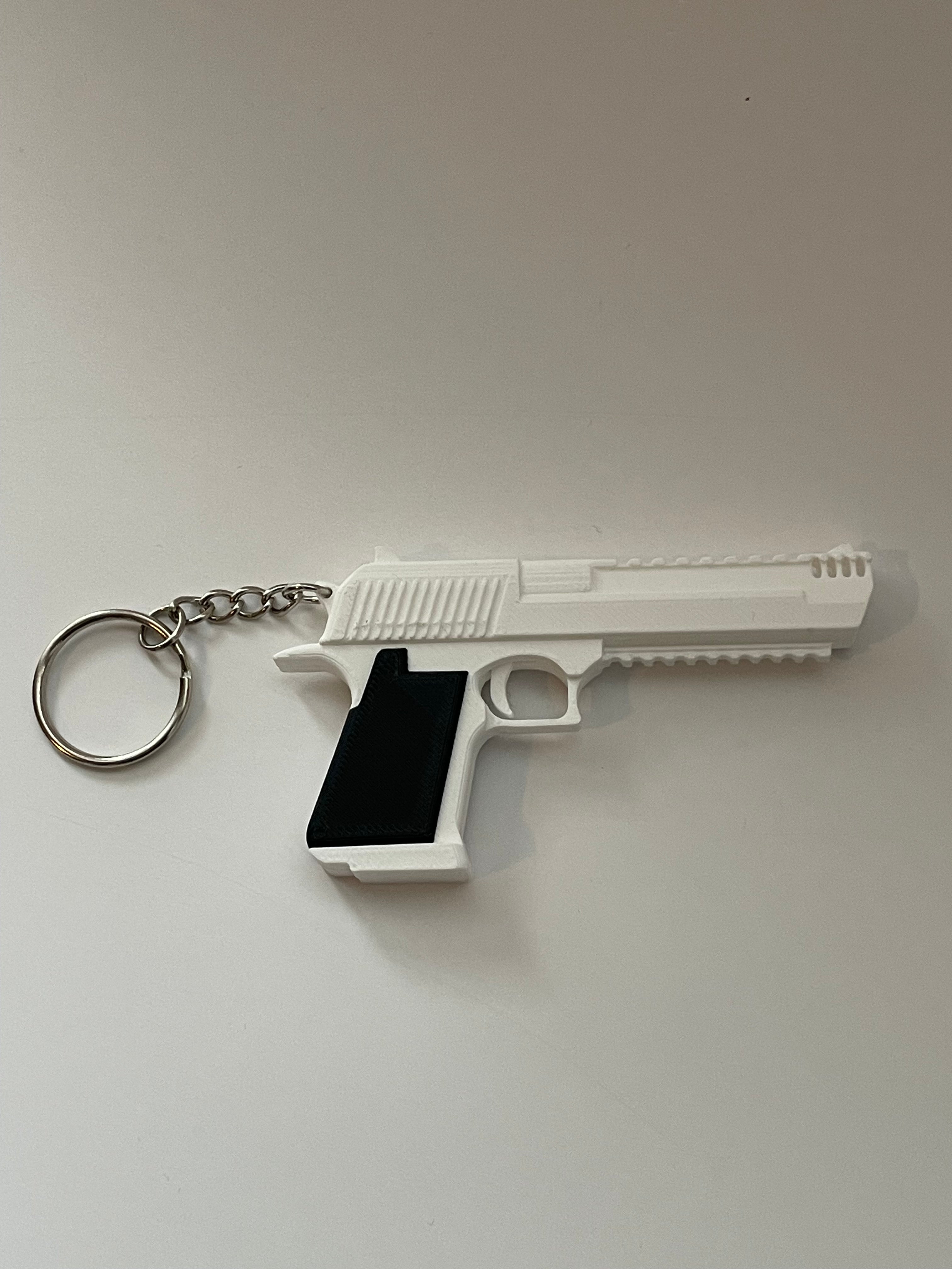 Toy Desert Eagles replica keychains
