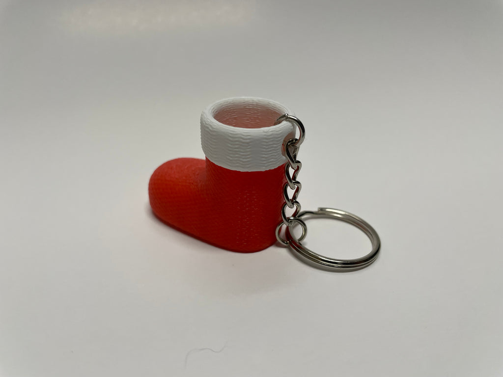 50x Santa Boot Keychains