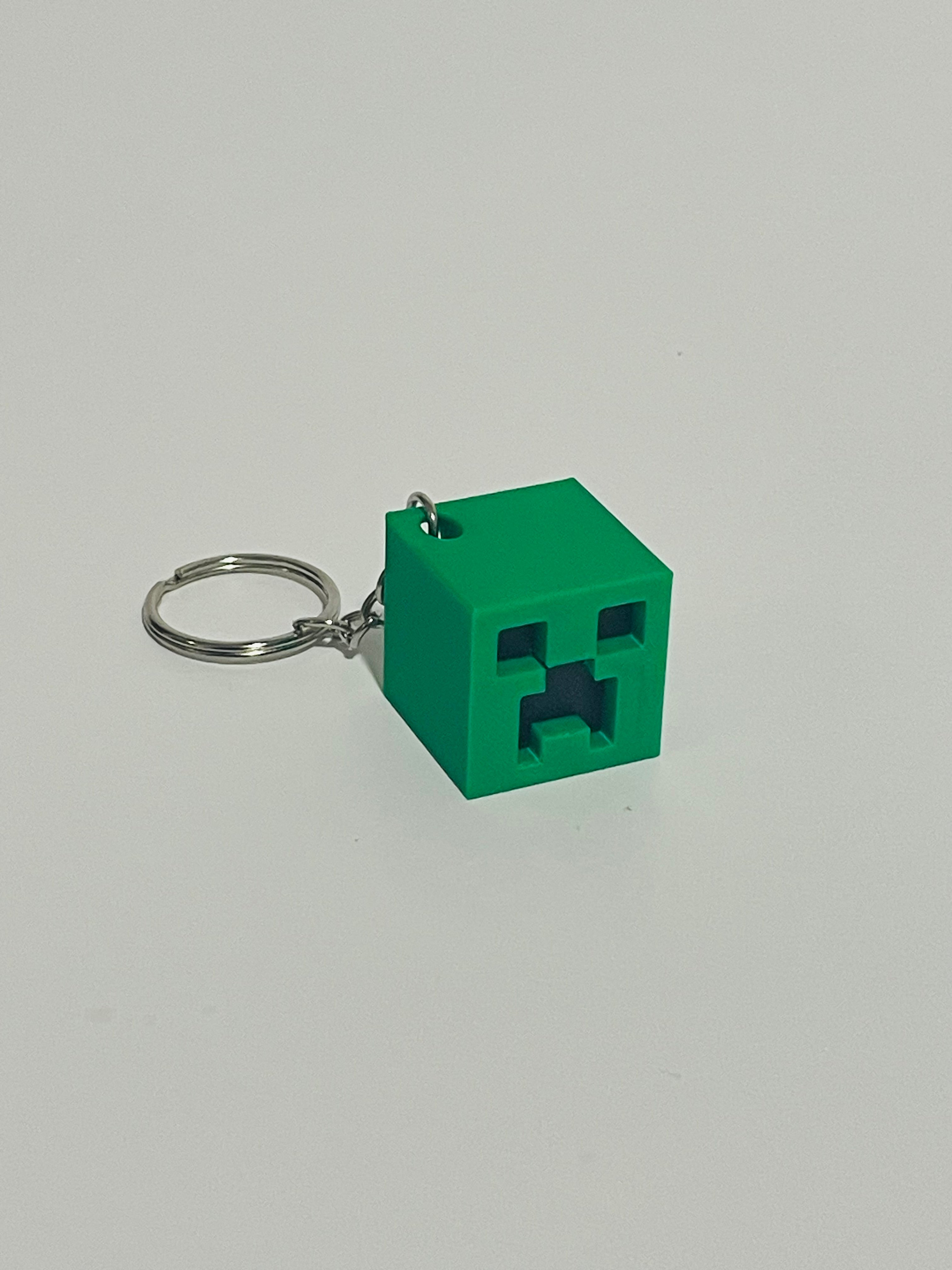 50x Minecraft Inspired Creepy Head Keychains