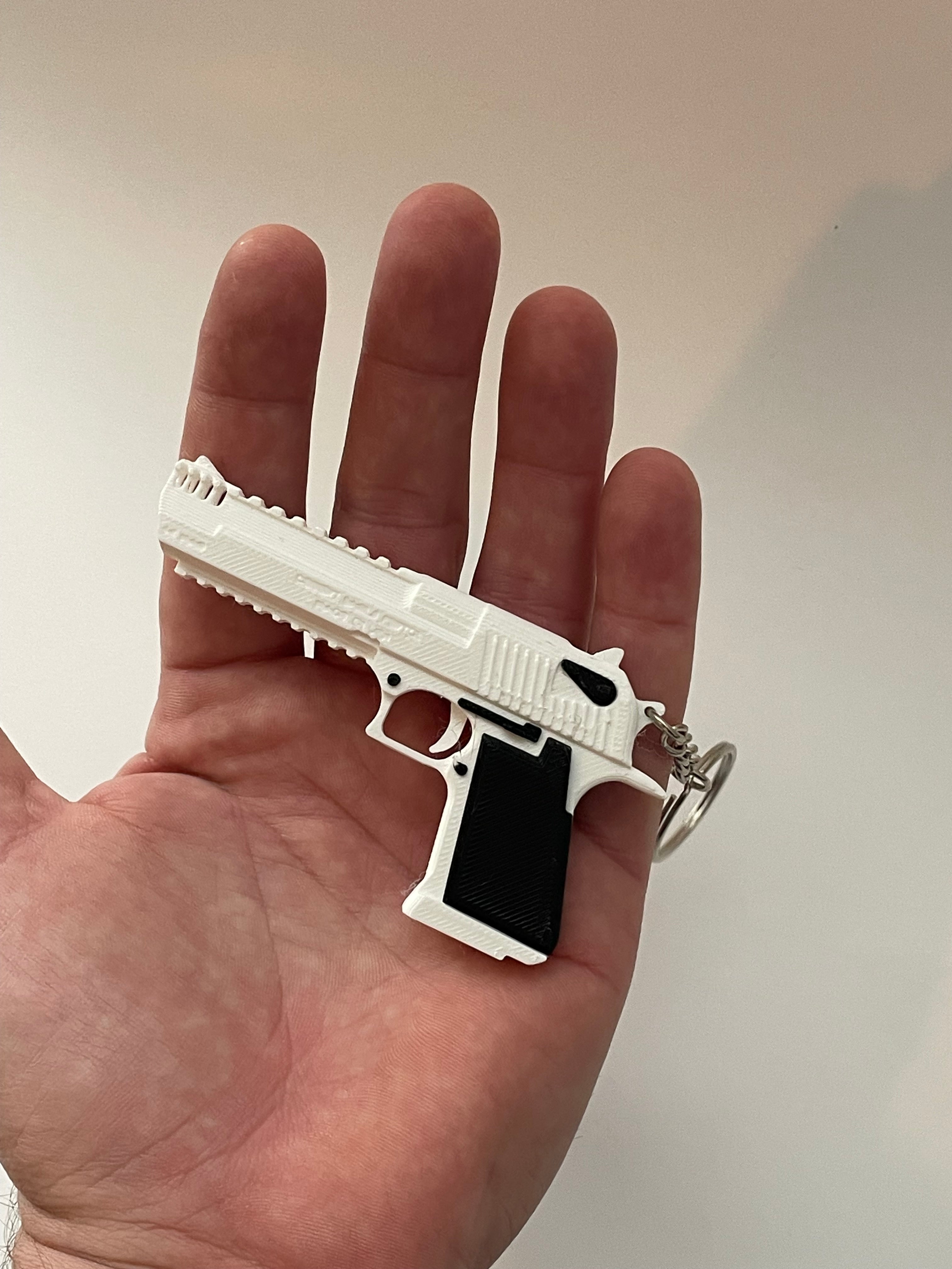 Toy Desert Eagles replica keychains