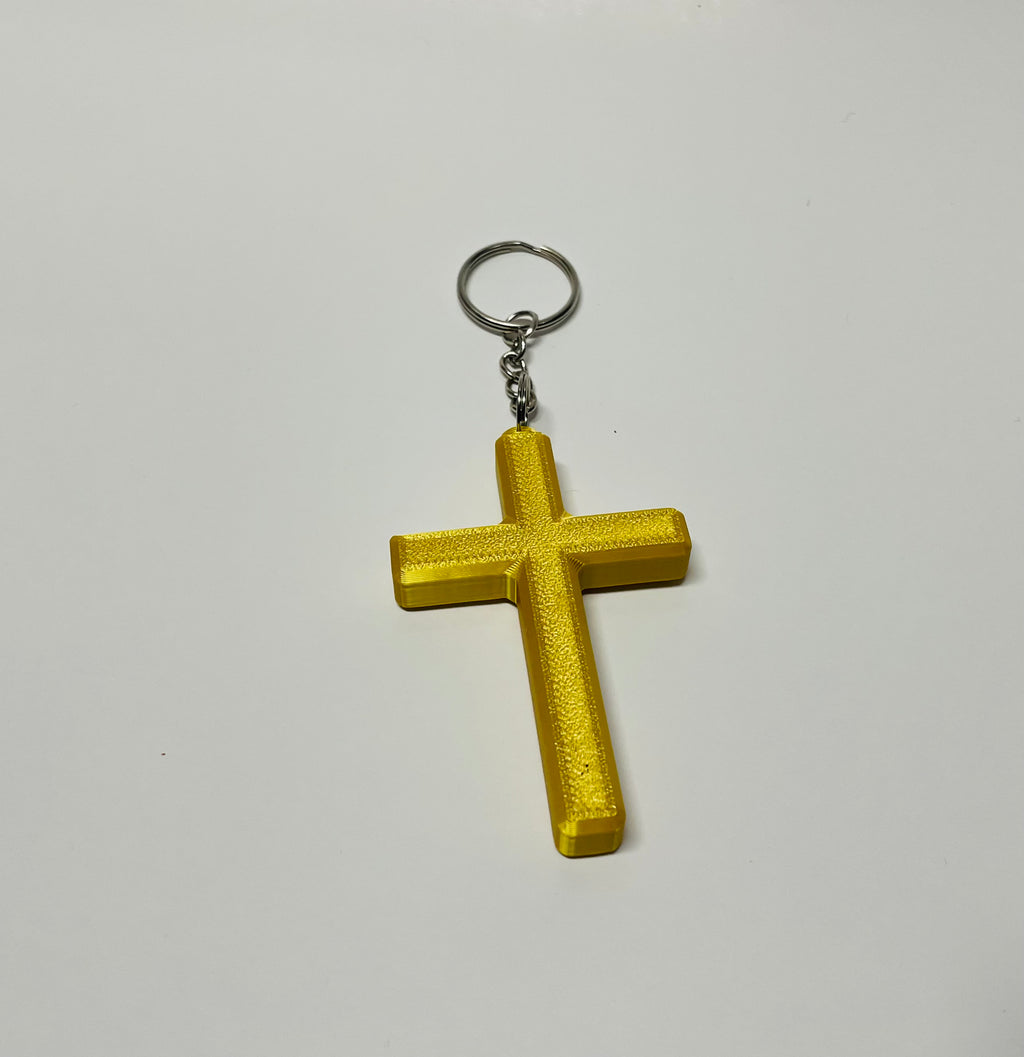 50x Heavy Duty Christian Cross Keychains