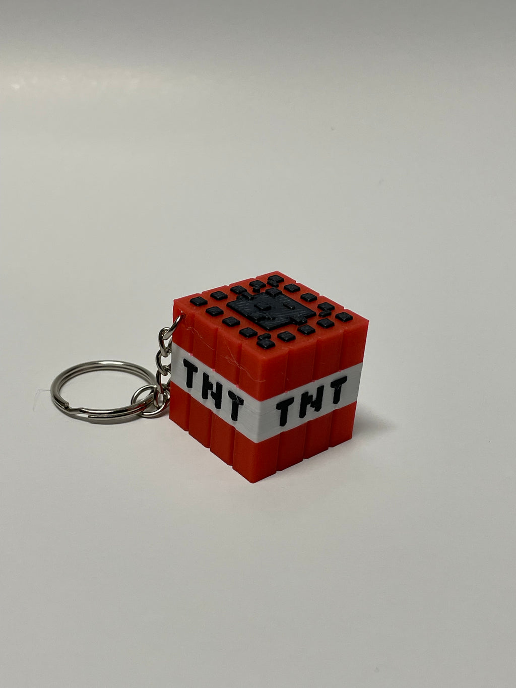 50x Minecraft Inspired TNT Kids Keychain