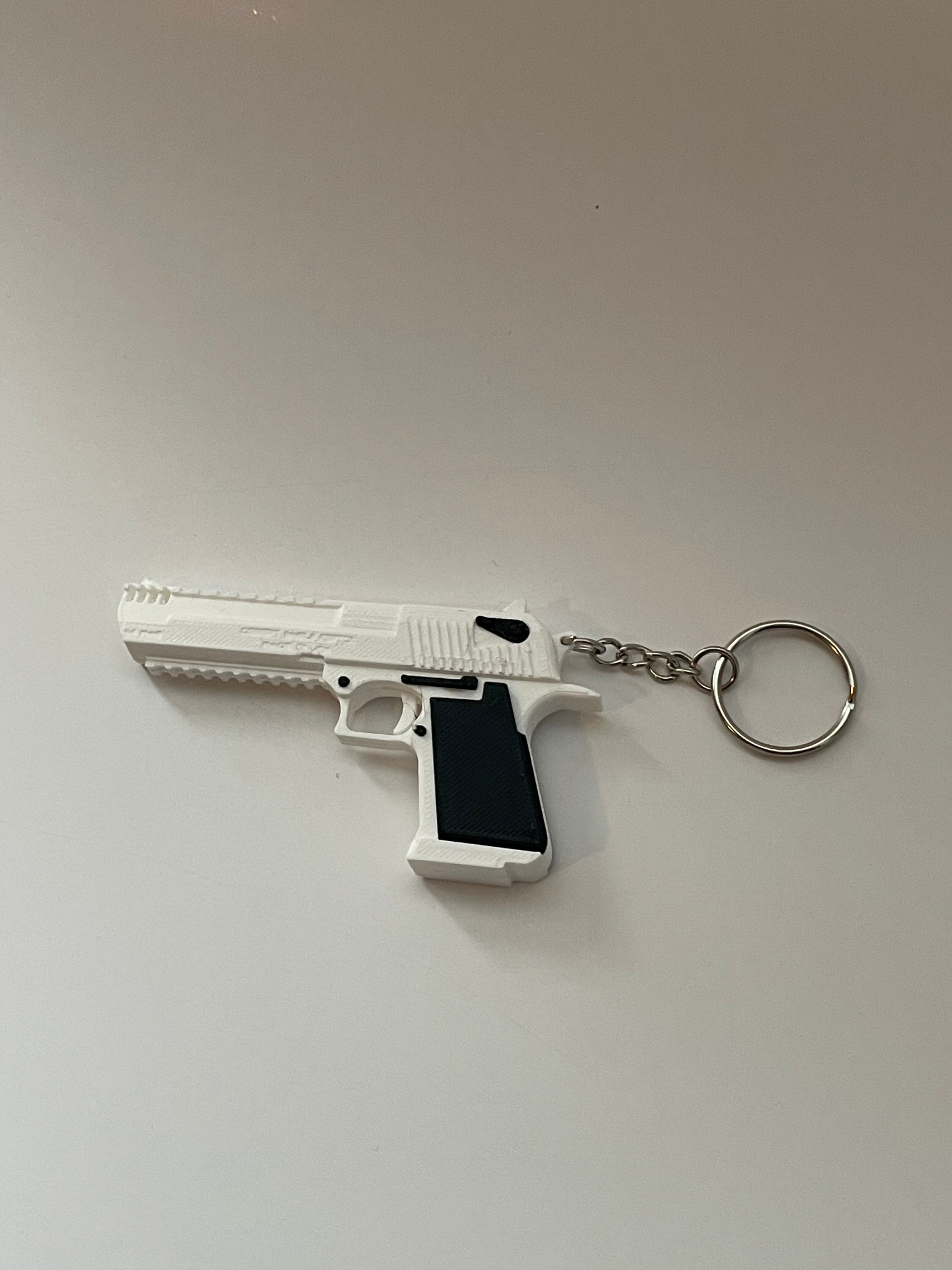 Toy Desert Eagles replica keychains
