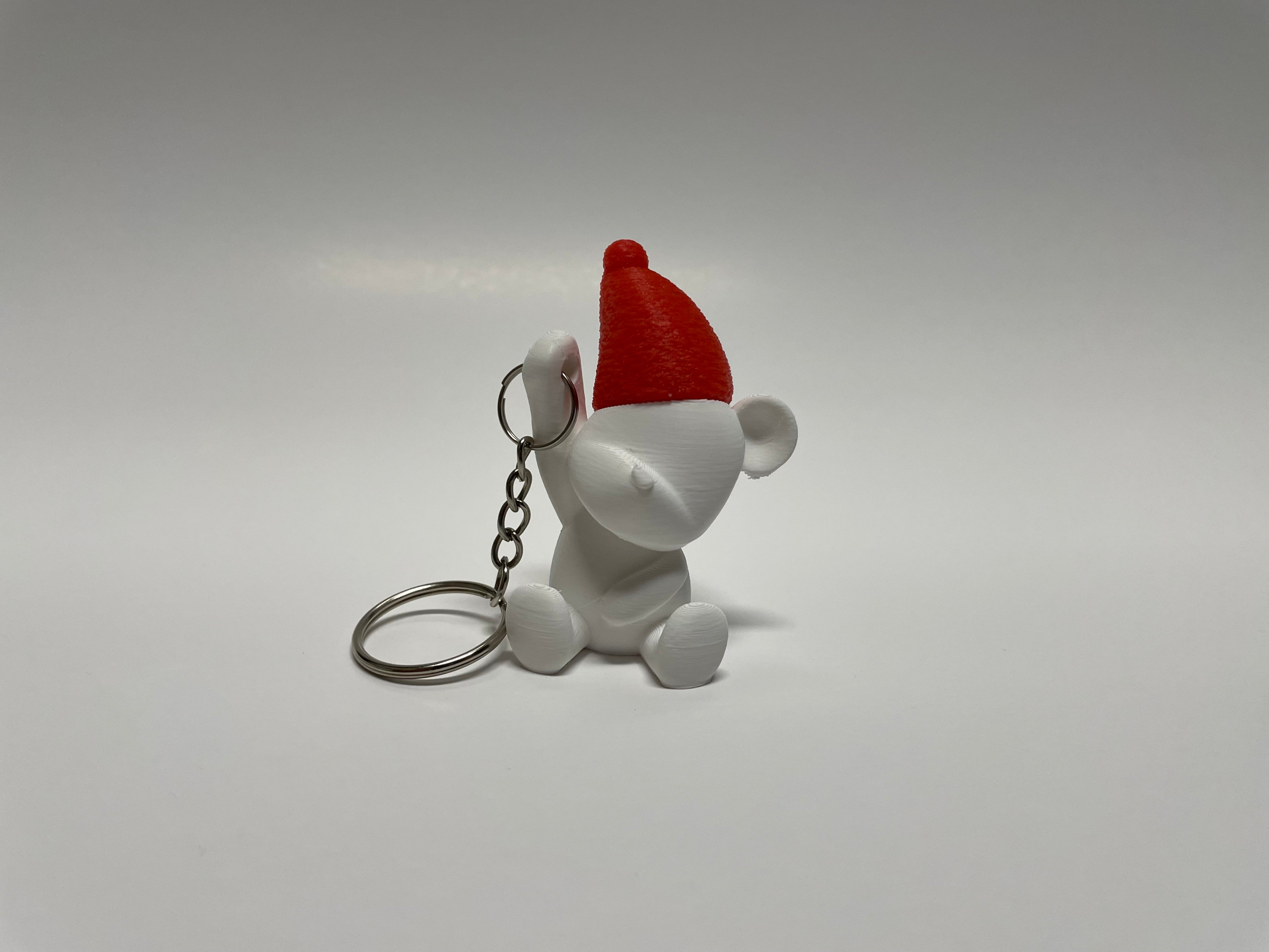 50x Santa Bear Keychain