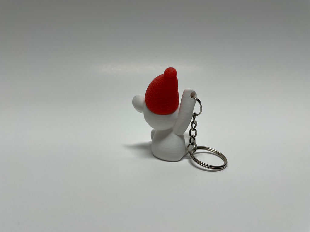 50x Santa Bear Keychain