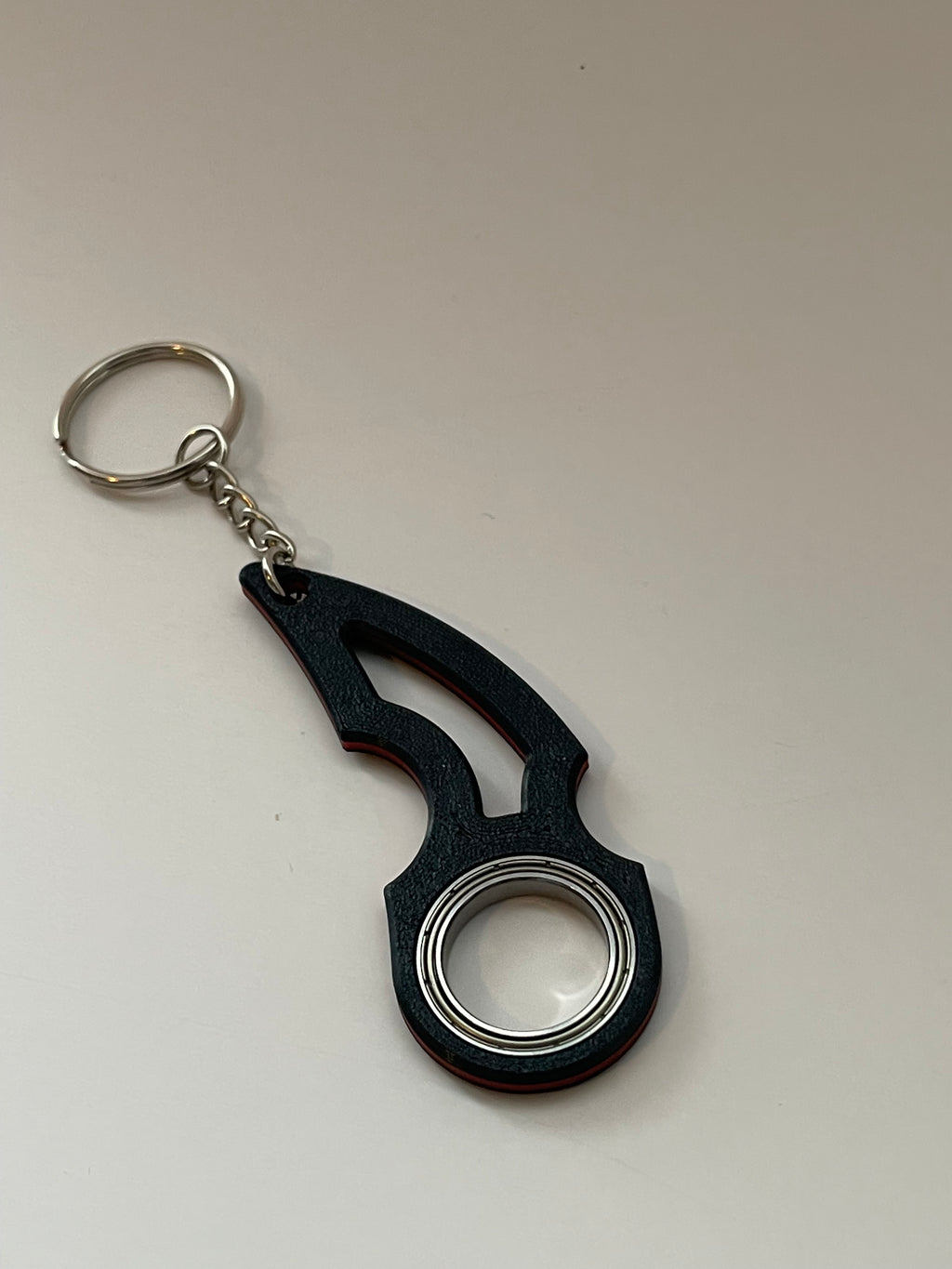 Real Spinning Ninja Keychain with metal Bearing.