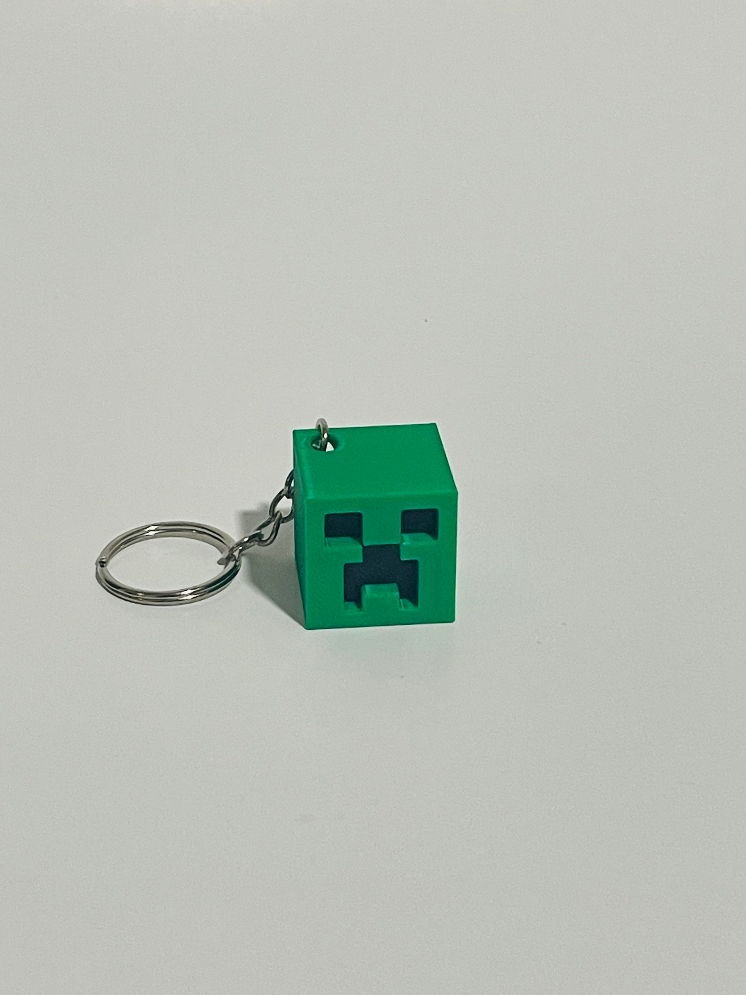 50x Minecraft Inspired Creepy Head Keychains
